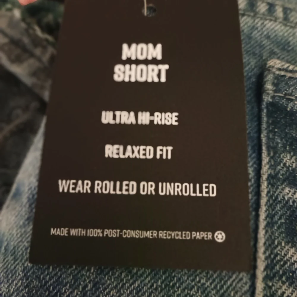 Women's Blue Star-Studded Shorts 9 - Picture 4 of 5